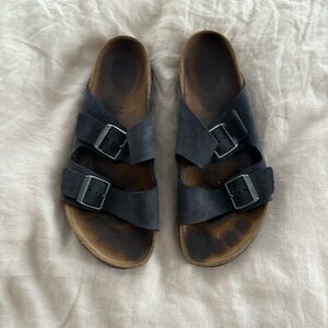 Birkenstock Arizona black leather, size 42